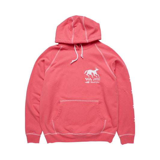 PARRA UNDER PINK WATERS HOODED SWEATSHIRT
