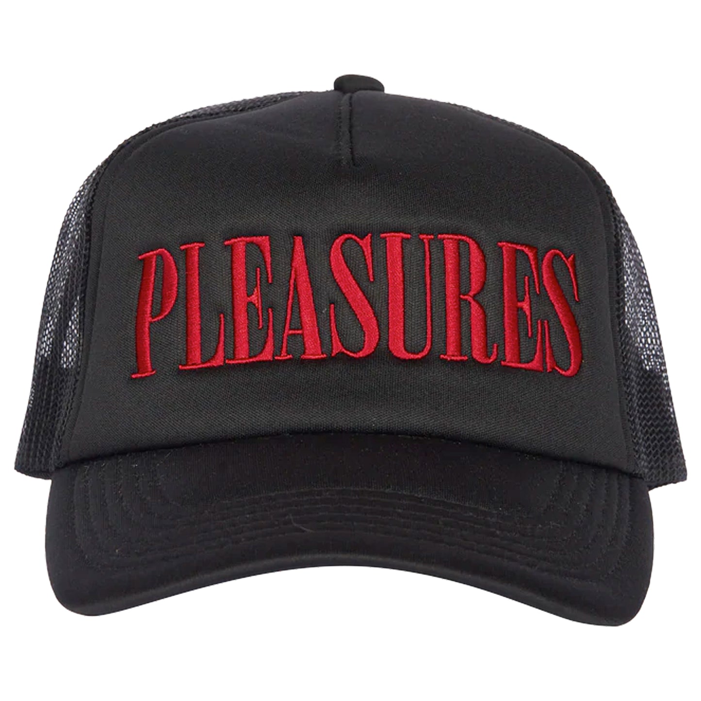 PLEASURES BLACK LITHIUM TRUCKER CAP