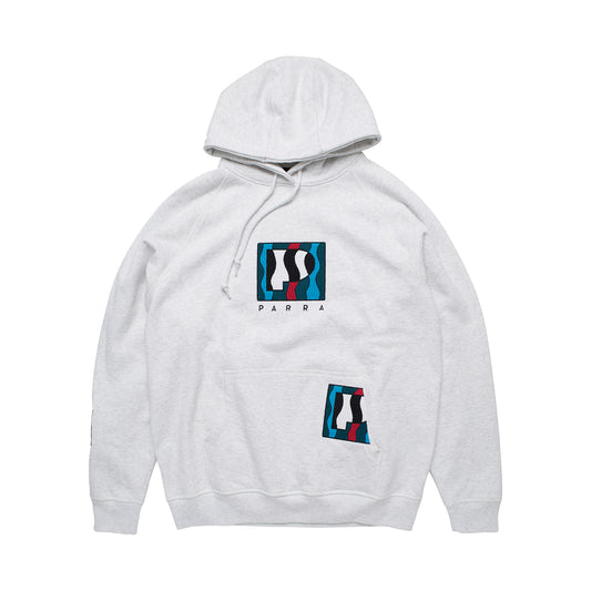 PARRA ZEBRA STRIPED P HOODED SWEATSHIRT