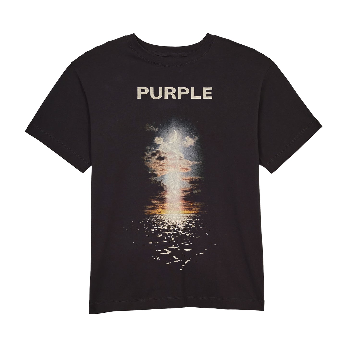 PURPLE BRAND TEXTURED JERSEY SS TEE SWIM