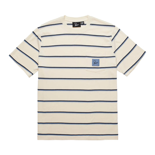 PARRA STRIPER POCKET LOGO T-SHIRT