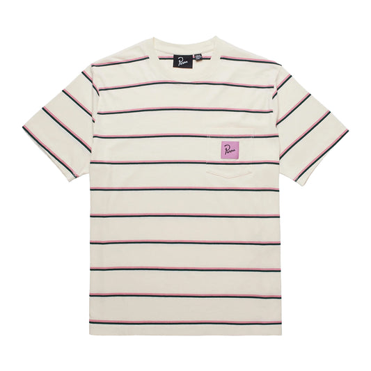 PARRA STRIPER POCKET LOGO T-SHIRT