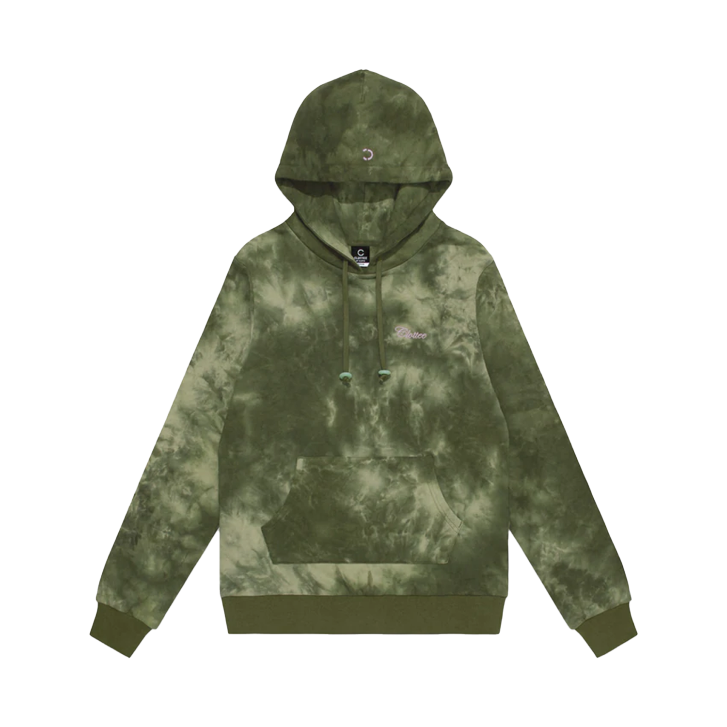 CLOTTEE SCRIPT TIE DYE HOODIE – Phenom